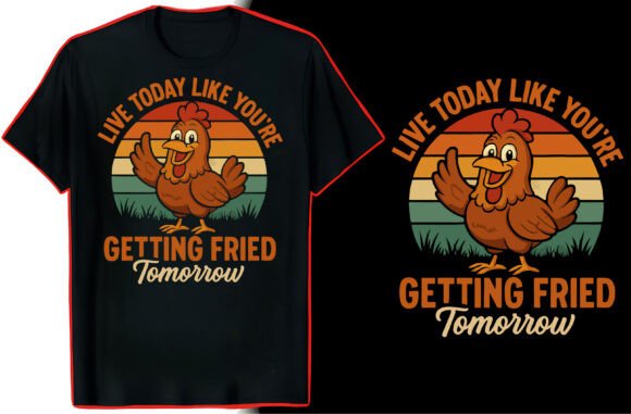 Chicken T-Shirt Graphic Design: A Clucking Good Creative Asset