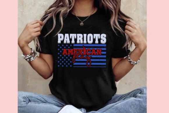 PATRIOTS American Flag Graphic Design: A Versatile Asset for Creators