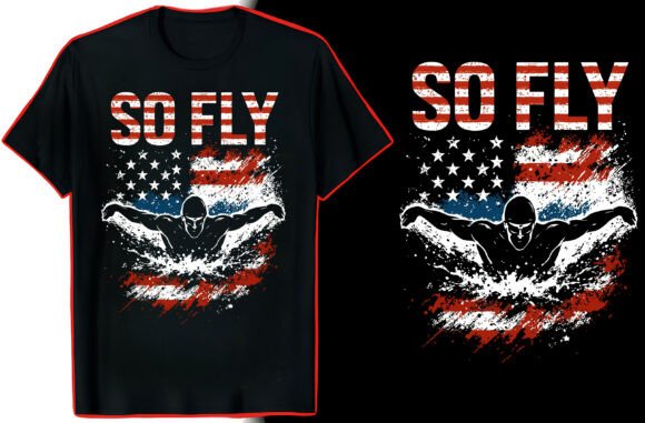 Swimming T-Shirt Graphic Art for Every Project
